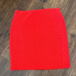 Forever21 Red miniskirt, Medium